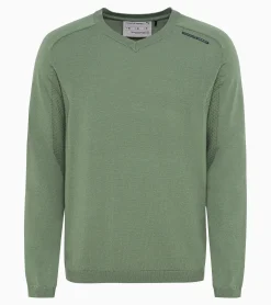Evoknit® V-Neck Pullover