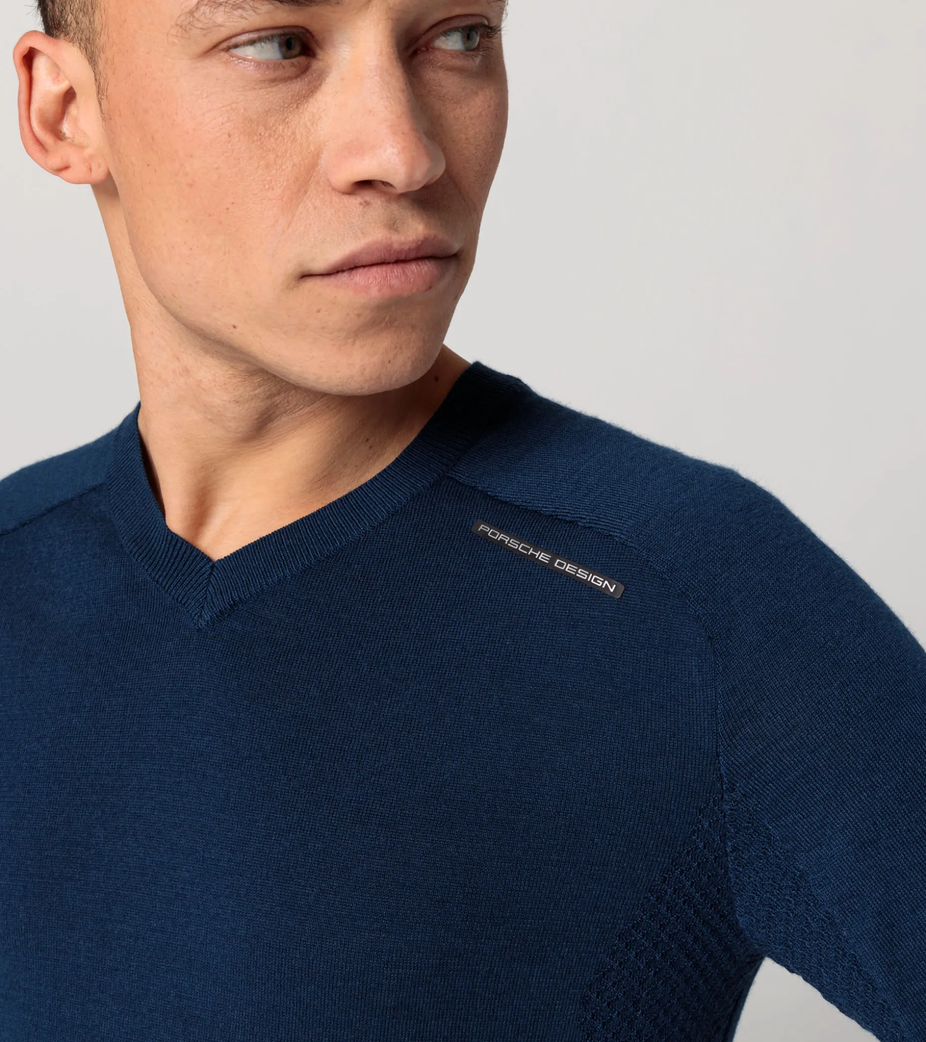 Evoknit® V-Neck Pullover