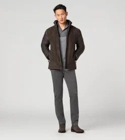 Hybrid Suede Leather Jacket