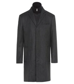 Hybrid Textured Formal Coat
