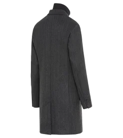 Hybrid Textured Formal Coat