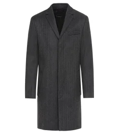 Hybrid Textured Formal Coat