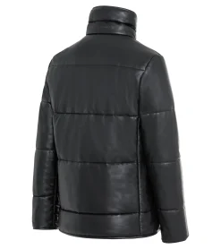 Padded Leather Jacket