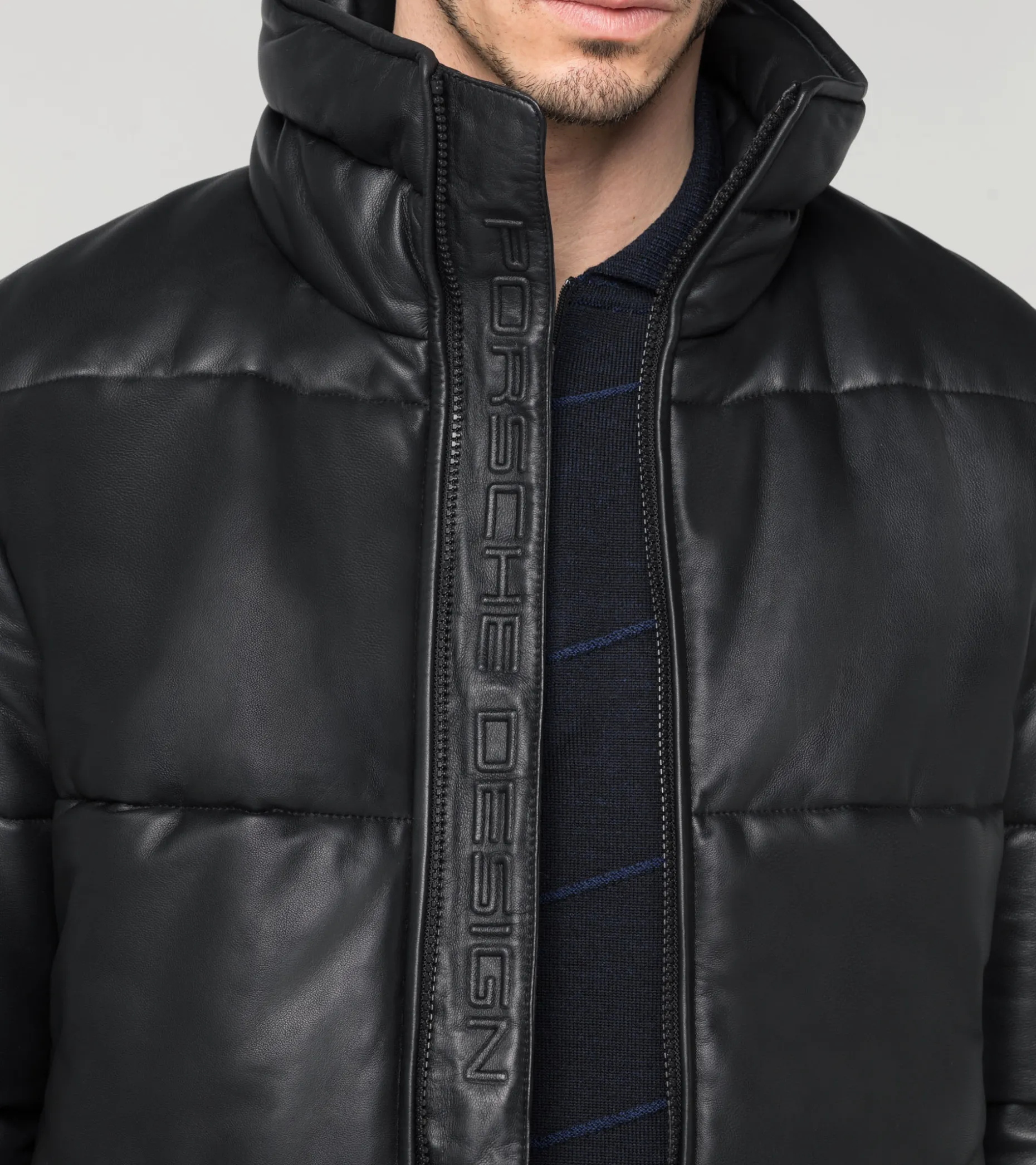 Padded Leather Jacket