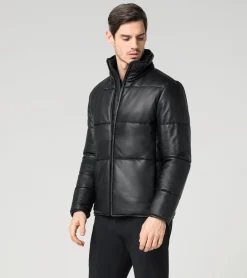 Padded Leather Jacket