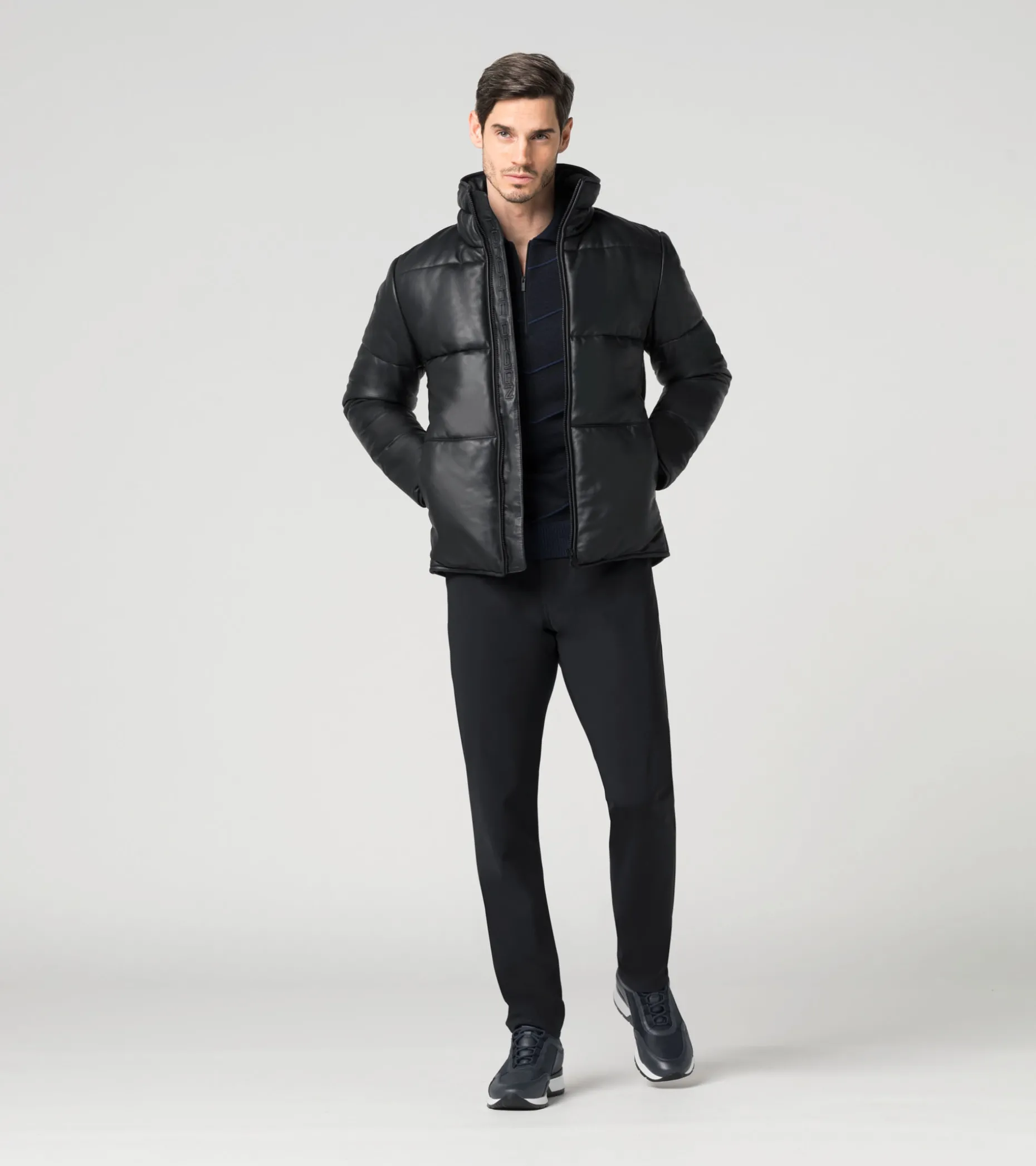 Padded Leather Jacket