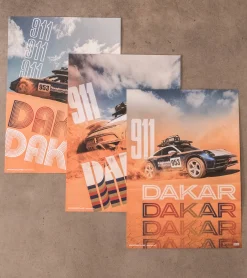 Poster-Set – 911 Dakar